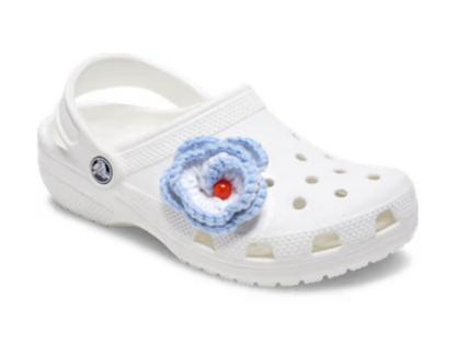Light Blue Crochet Floral