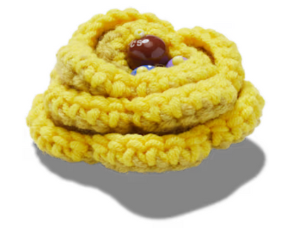Yellow Crochet Floral