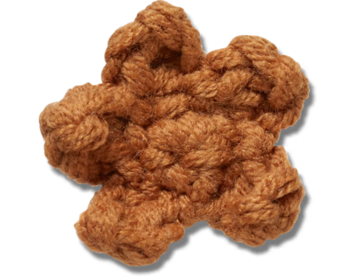 Crafted Crochet Brown Star