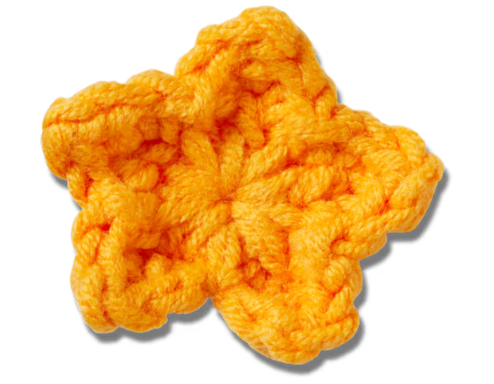 Crafted Crochet Orange Star
