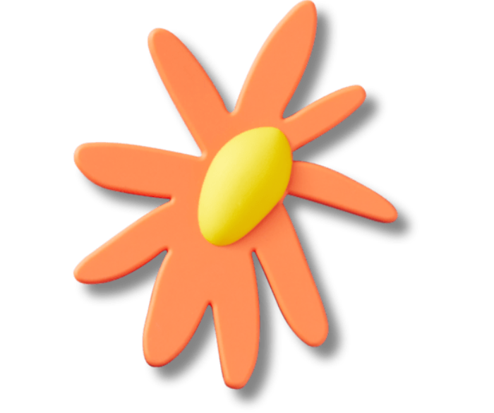 Orange Crafted Daisy