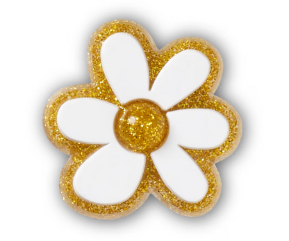 Gold And White Floral