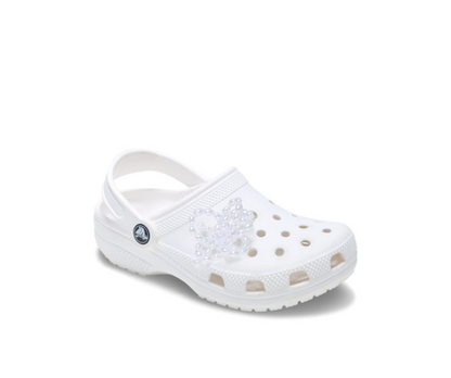 White Pearl Beaded Floral