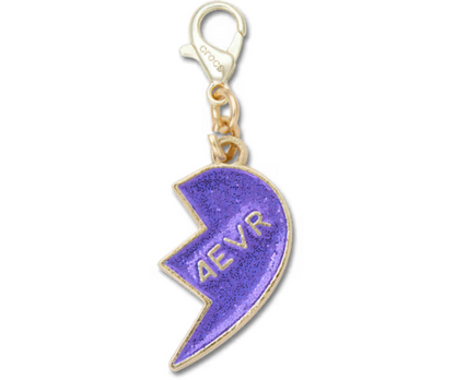 Purple Glitter Bff Charm Right