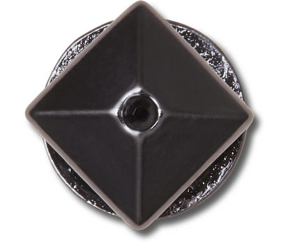 Dark Silver Pyramid Stud
