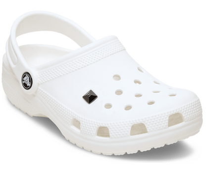 Dark Silver Pyramid Stud