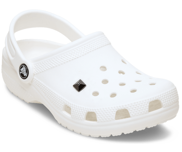 Dark Silver Pyramid Stud