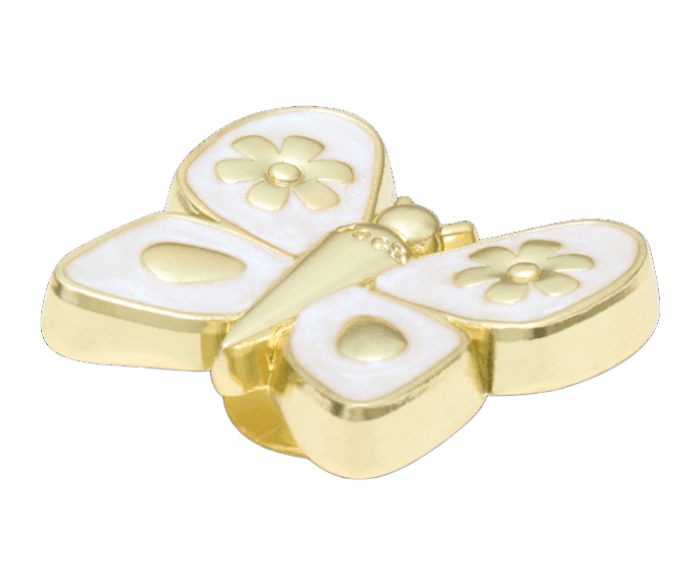 Gold Pearlized Butterfly