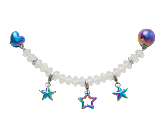 Iridescent SMT Gem Chain