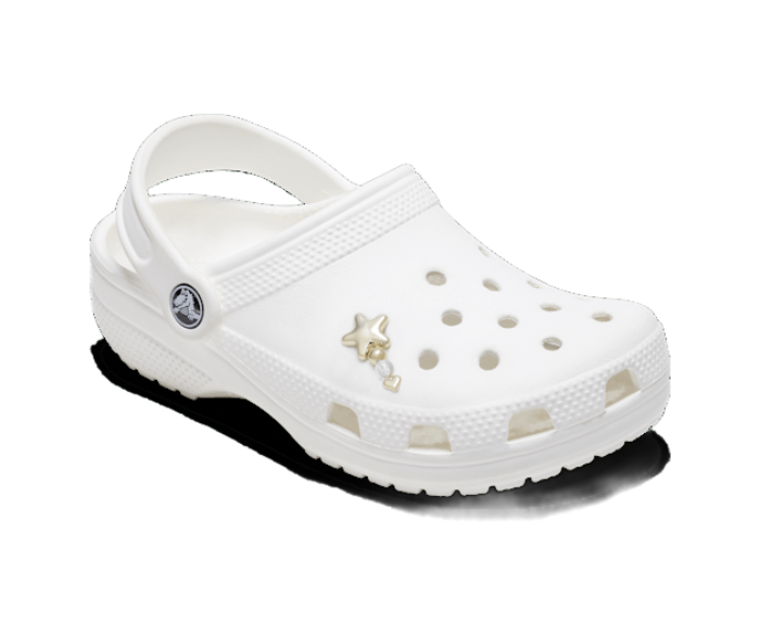 Gold Star with Heart Dangle