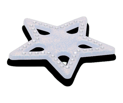 Mega Blue Glittery Star