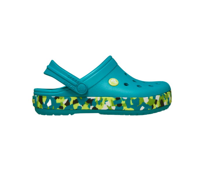 Kids' Crocband Glow Confetti Band Clog