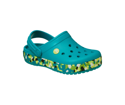 Kids' Crocband Glow Confetti Band Clog