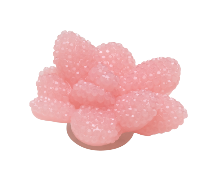 Beaded Pink Flower