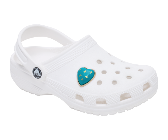 Turquoise and Gold Heart