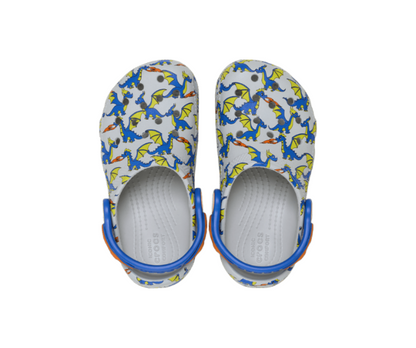 Toddler Classic Dragon Graphic Clog