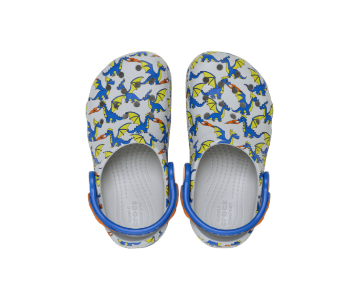 Toddler Classic Dragon Graphic Clog