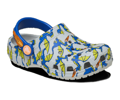 Toddler Classic Dragon Graphic Clog