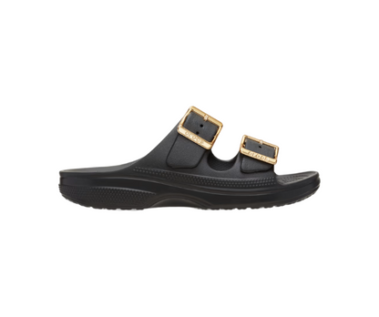 Women’s Metallic Buckle Saturday Sandal