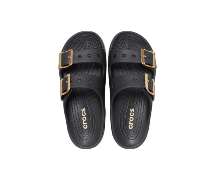 Women’s Metallic Buckle Saturday Sandal