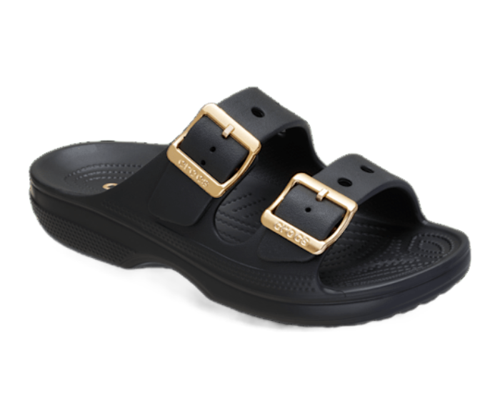 Women’s Metallic Buckle Saturday Sandal