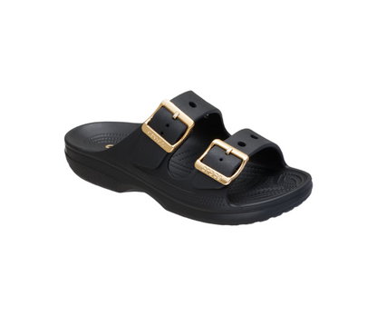 Women’s Metallic Buckle Saturday Sandal