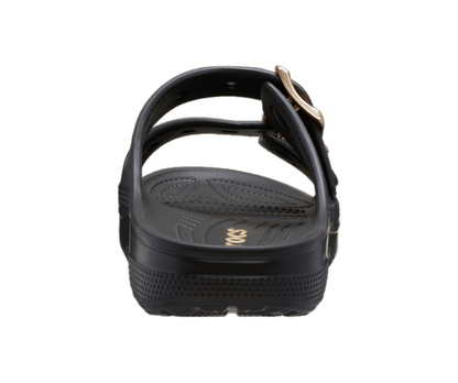 Women’s Metallic Buckle Saturday Sandal