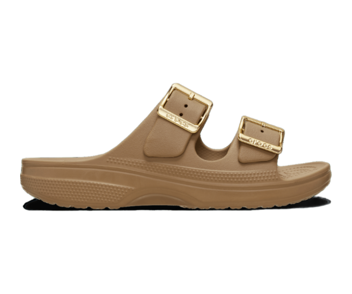 Women’s Metallic Buckle Saturday Sandal
