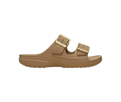 Women’s Metallic Buckle Saturday Sandal