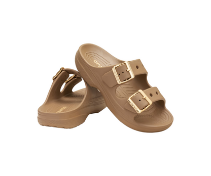 Women’s Metallic Buckle Saturday Sandal