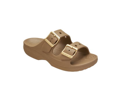 Women’s Metallic Buckle Saturday Sandal