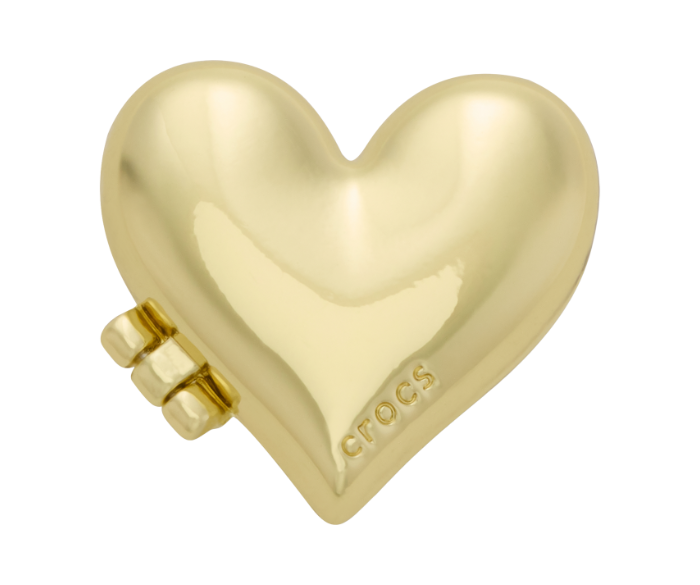Gold Bubble Locket Heart